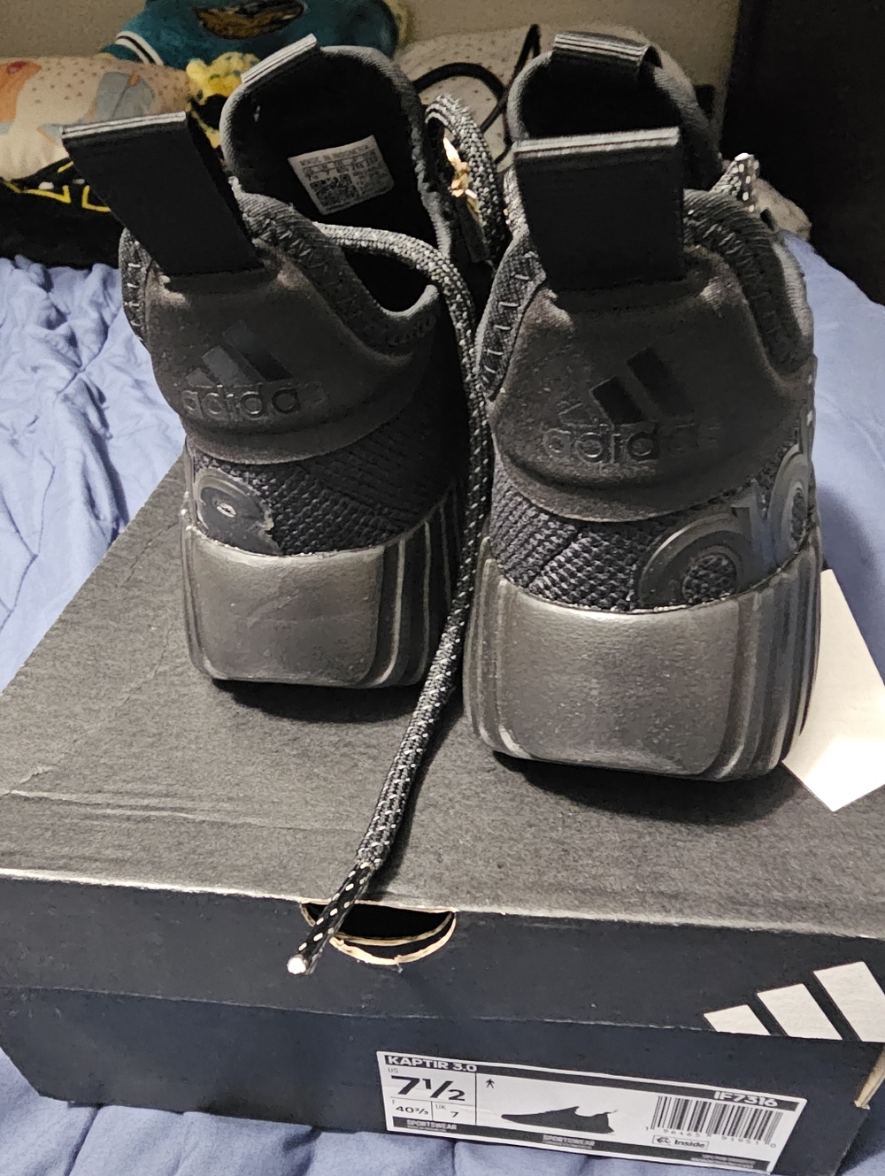 adidas men Kaptir 3.0 Shoes Size 7.5 - Picture 9 of 11
